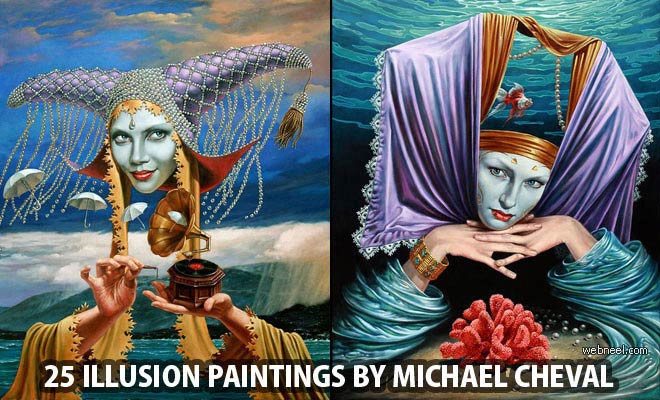 25 Absurdity Illusion Paintings by Michael Cheval - Master of Imagination