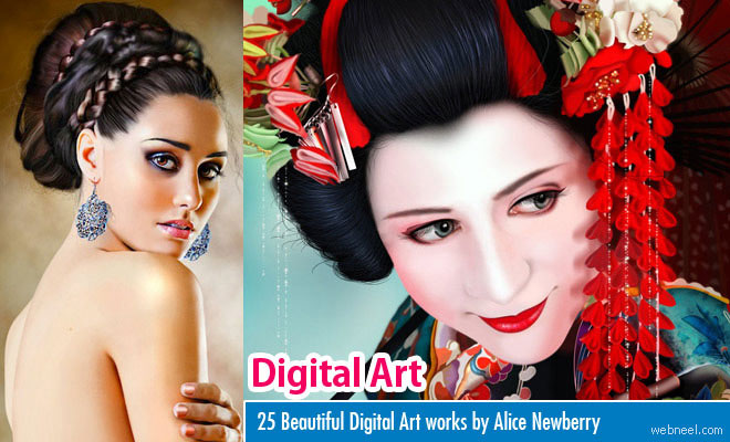 25 Beautiful Digital Paintings and Artworks by Alice Newberry