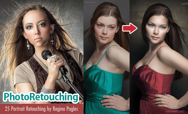 25 Best Portrait Photo Retouching Works by Regina Pagles - See Before-and-After Photos