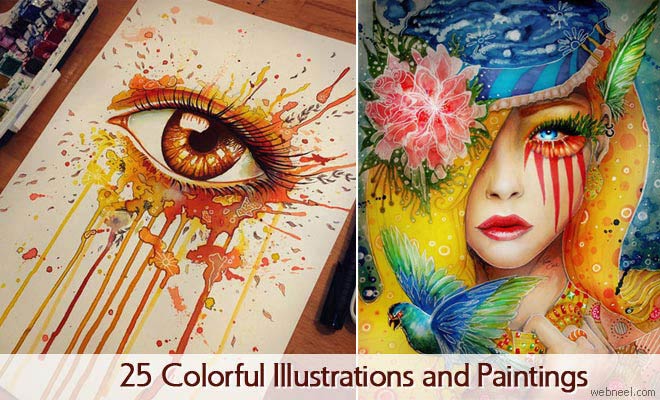 25 Colorful Illustrations and Paintings by Svenja Jodicke