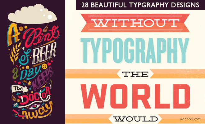 28 Creative Typography Designs and Illustrations for your inspiration