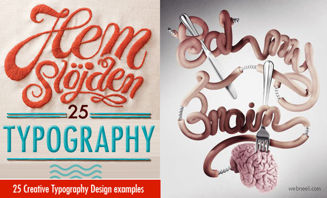 25 Best and Creative Typography Design examples for your inspiration