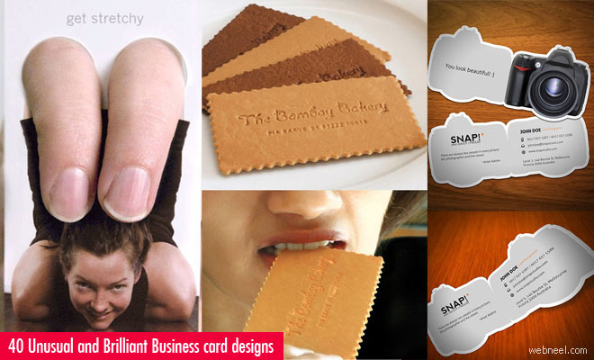 50 Unusual and Brilliant Business Card Designs and Ideas for You