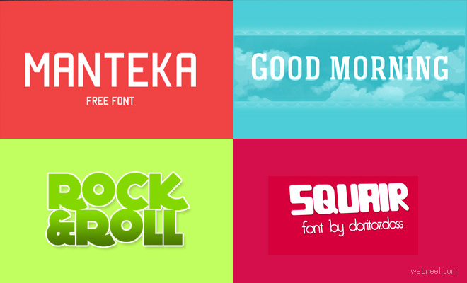 21 Professional Fonts for Graphic and Web Designers - Download them now