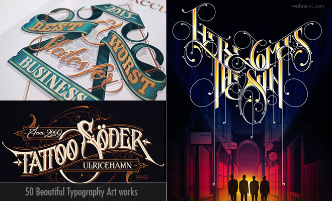 50 Creative Typography Artworks and Illustration ideas