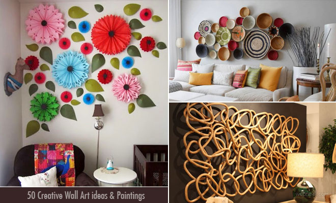 50 Creative Wall Art ideas and Wall Paintings for your inspiration