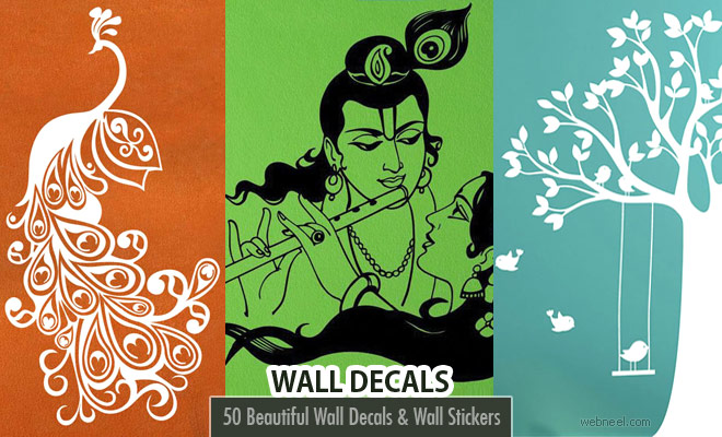 50 Beautiful Designs of Wall Decals and Wall Stickers for your home