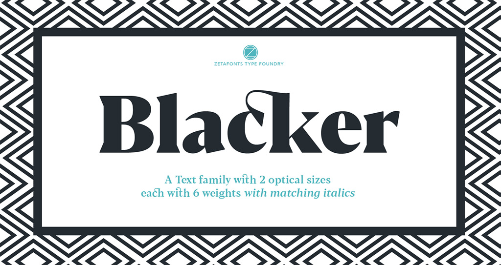 4 free font blacker
