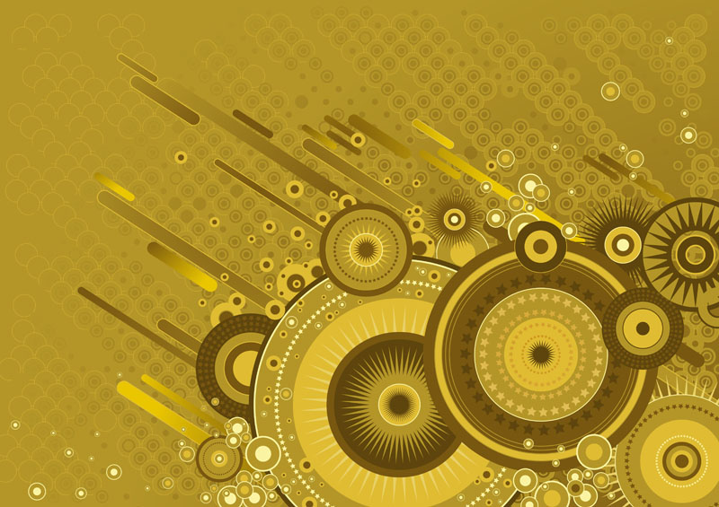 Retro BG circles