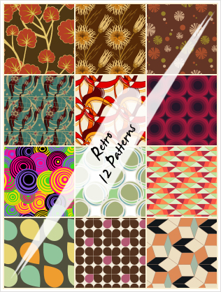 Retro Patterns by cazcastalla