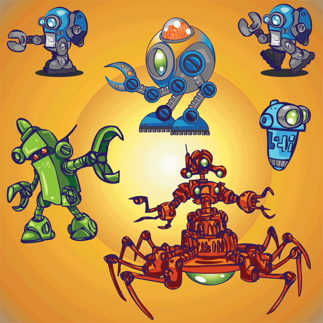 Robots character design