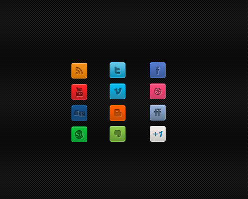 Social Media Icon Set