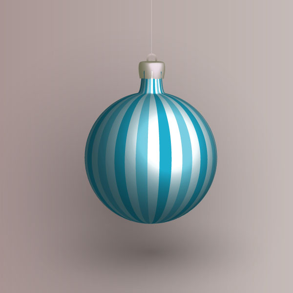 Christmas Stripe Ball PNG