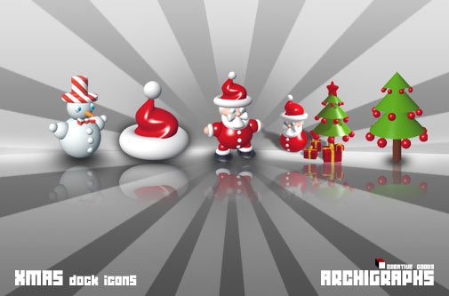 Christmas Dock Icons - PNG