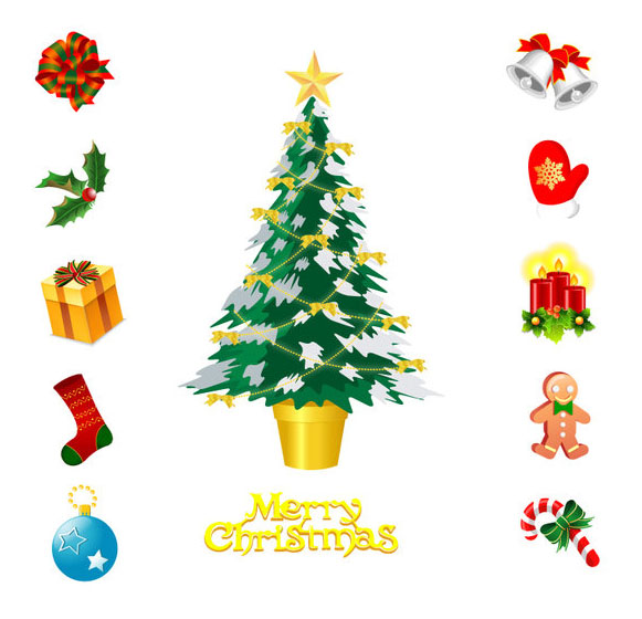 Christmas Stock objects - AI Format