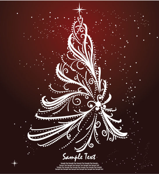 Christmas Tree Vector AI
