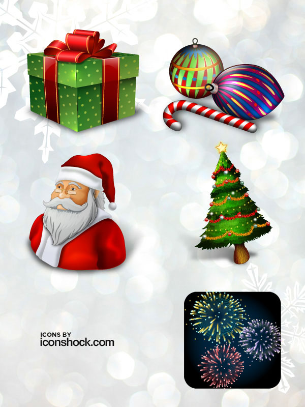 Free Christmas Icon set - Santa Tree
