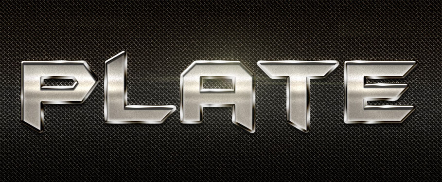 Metal Text Effect - Photoshop Style