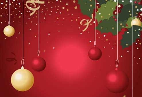 Christmas Ornament Background EPS AI SVG
