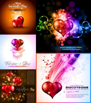 bright shine of love vector