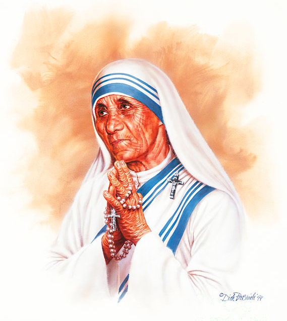 mother teresa painting dick bobnick
