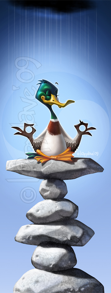 Zen Duck by Loopydave