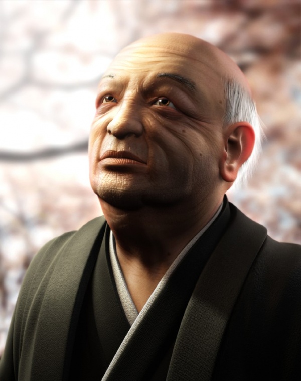 3D Character Design Old Man