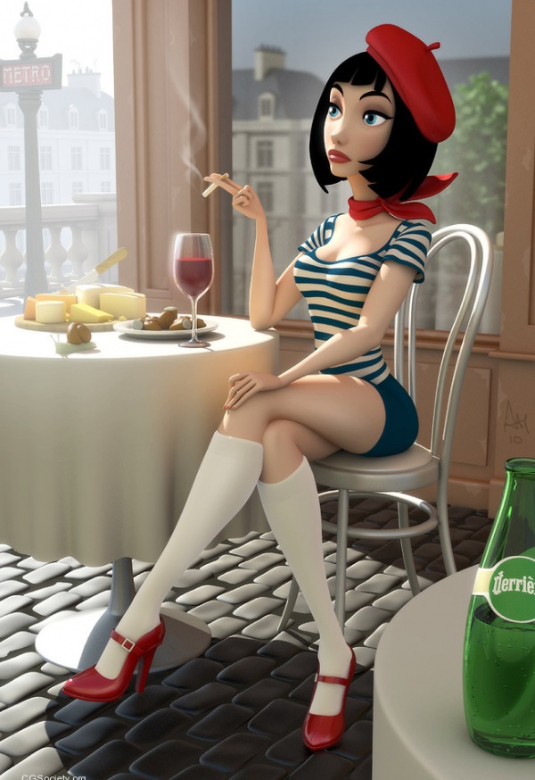 3D Character Design Ooh la la
