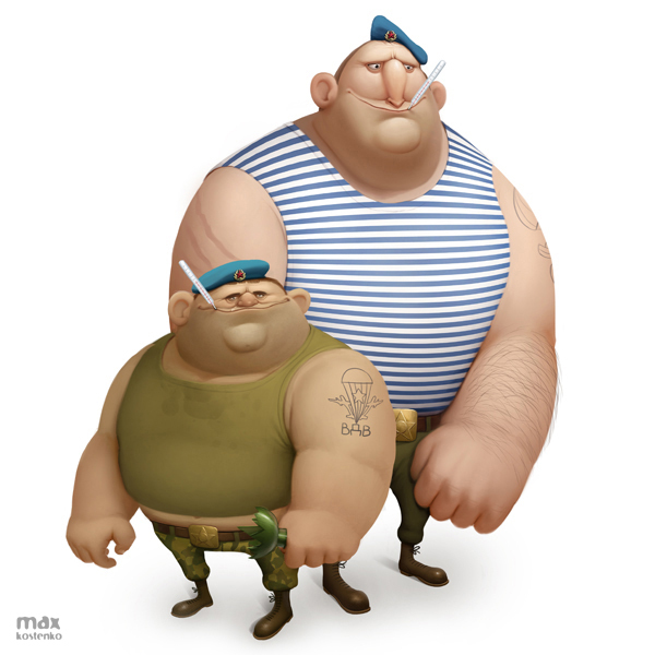 3D characer by Max Kostenko