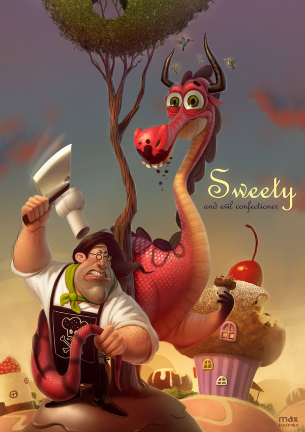 3D characer by Max Kostenko