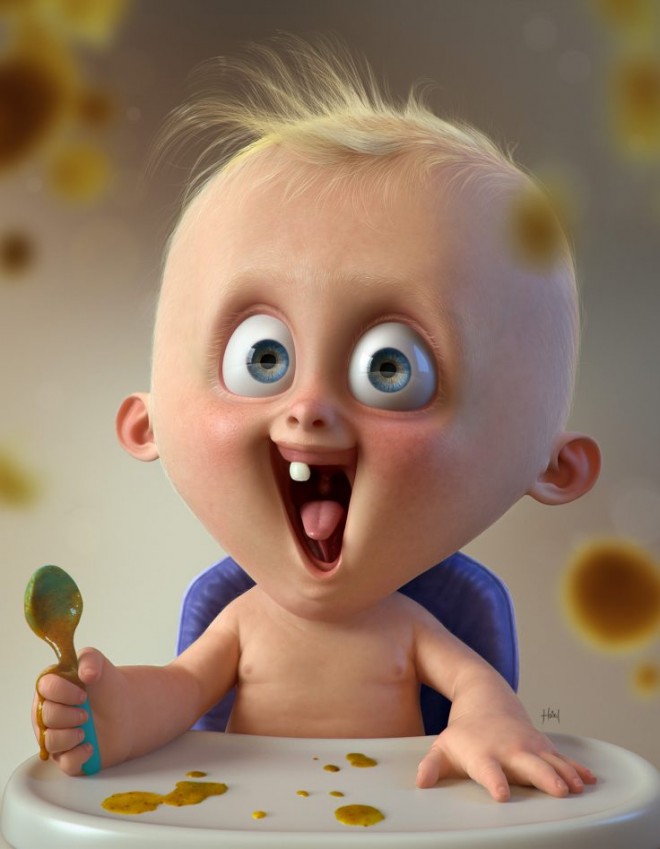 3d character design The Shooter By TiagoHoisel