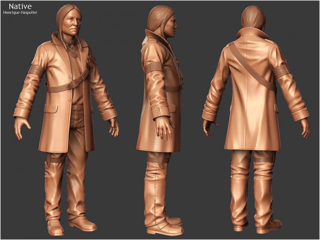 3d character model design