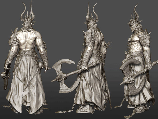 3d character model design john cheangs