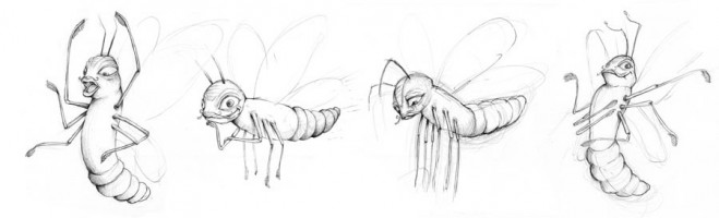 3d lady bug character