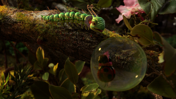 3d lady bug character