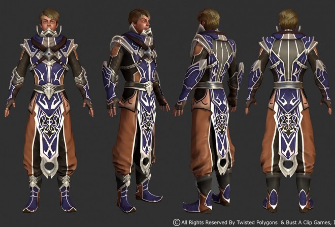 3d men fantasy full view