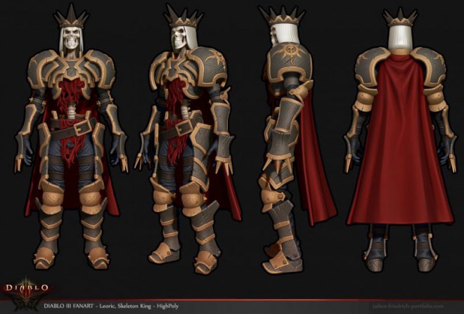 3d skull man model character