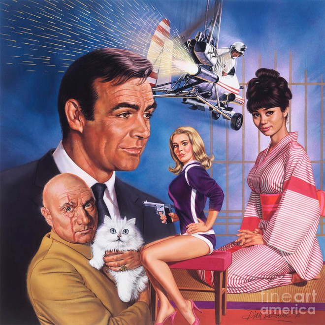 james bond painting dick bobnick