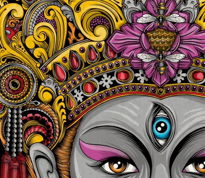 Balinese Mask Artwork