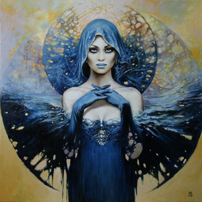 Between Dawn and Dusk Cycle by Artist Karol Bak