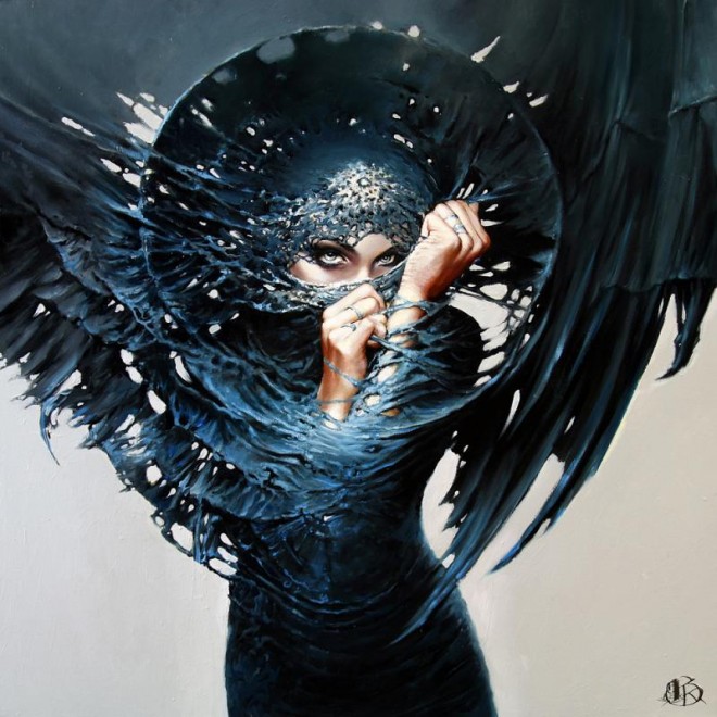 Between Dawn and Dusk Cycle by Artist Karol Bak