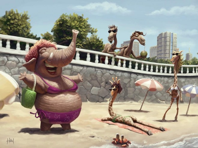 Digital Illustration from Tiago Hoisel