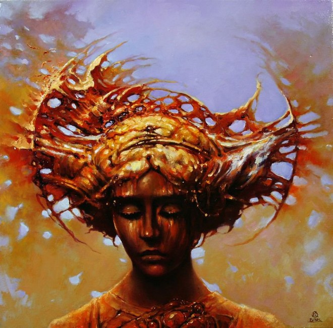 Fashion Cycle Paintings by Artist Karol Bak