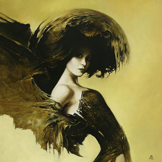 Fashion Cycle Paintings by Artist Karol Bak