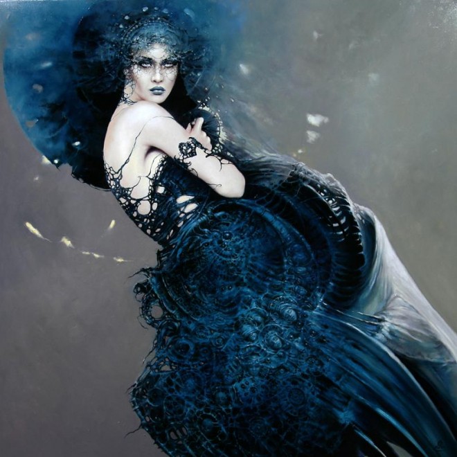 Fashion Cycle Paintings by Artist Karol Bak