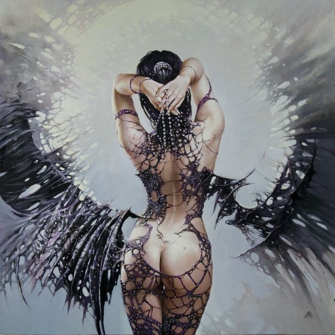 Fashion Cycle Paintings by Artist Karol Bak