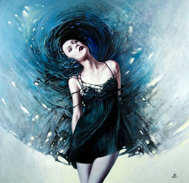 Fashion Cycle Paintings by Artist Karol Bak