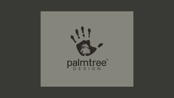 Palm tree design logo