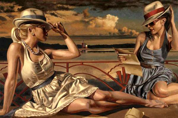 Peregrine Heathcote Oil Paintings