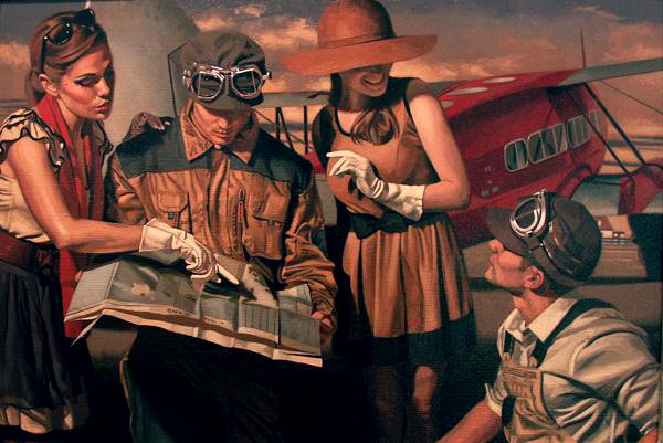 Peregrine Heathcote Oil Paintings